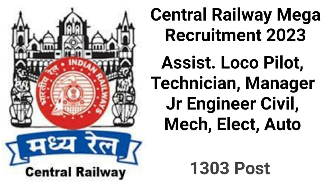 Central Railway Mega Recruitment 2023