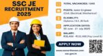 SSC JE Recruitment 2025